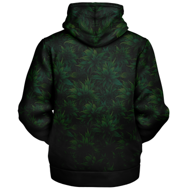 Chokefish™ Microfleece Zip-Up Hoodie Cannabis-004